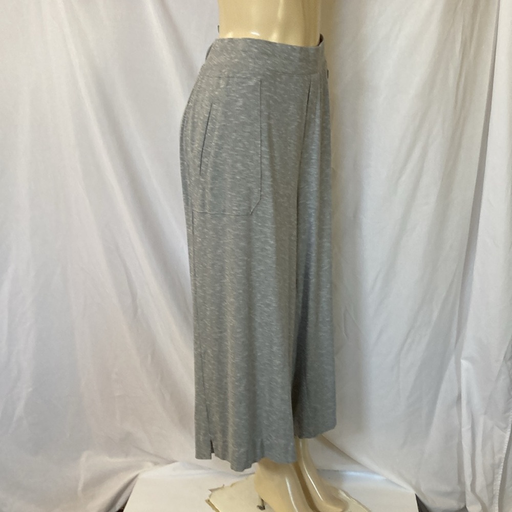 FINAL PRICE DEMOCRACY Knit Textured Sweat Pants Plus Size 2X Crop Wide Leg NWOT - Picture 2 of 10